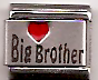 Love Big Brother - laser charm - Click Image to Close